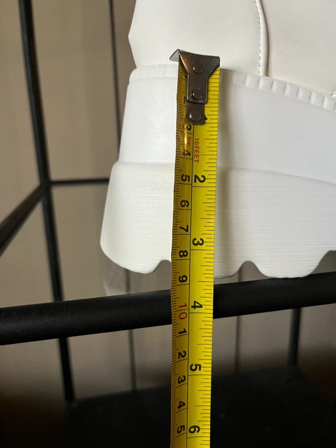 White Platform Boots - Sz 40 image indicator(6)