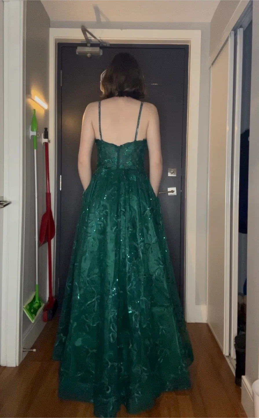 Green Prom Dress by Ellie Wilde image indicator(3)