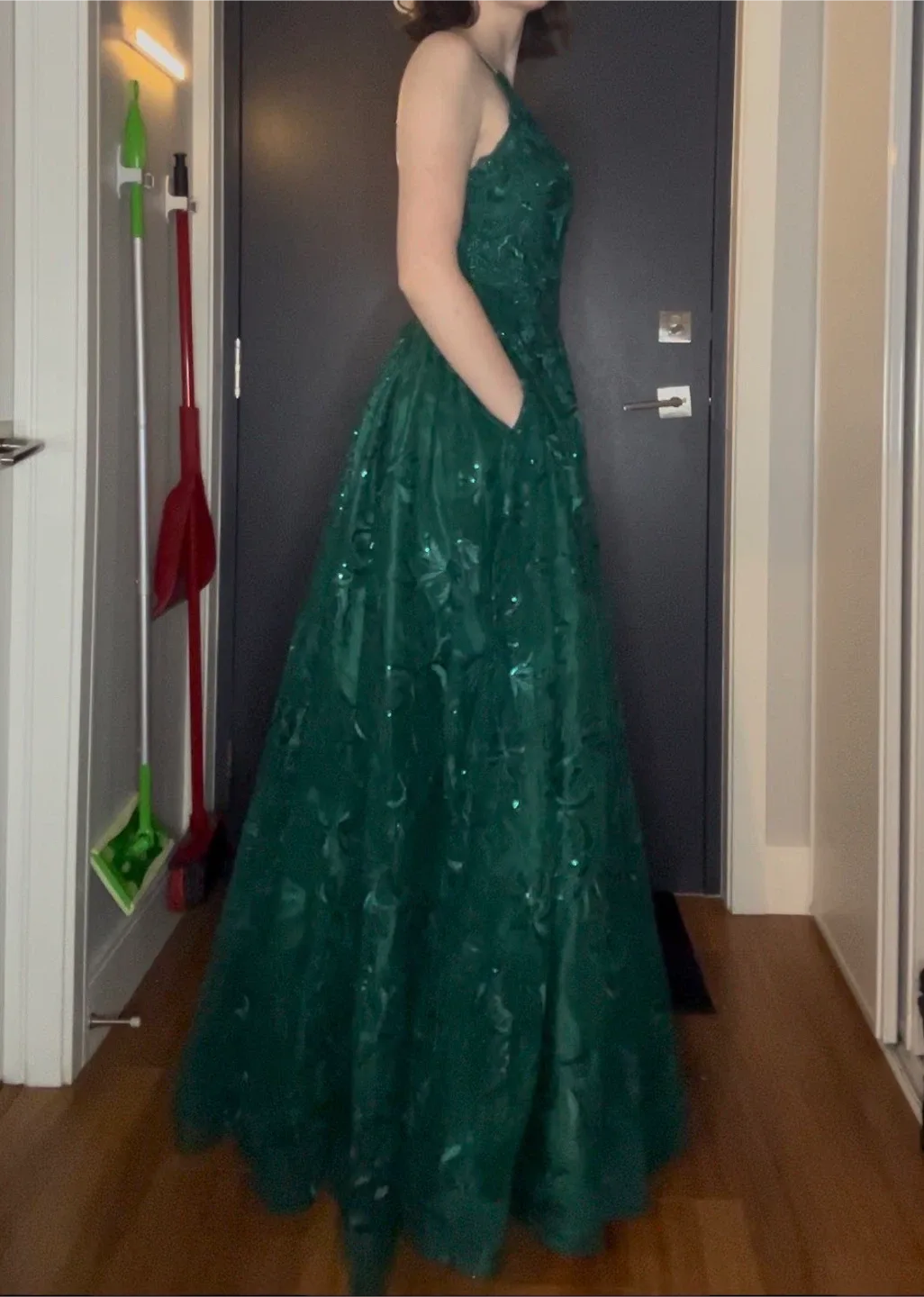 Green Prom Dress by Ellie Wilde image indicator(4)
