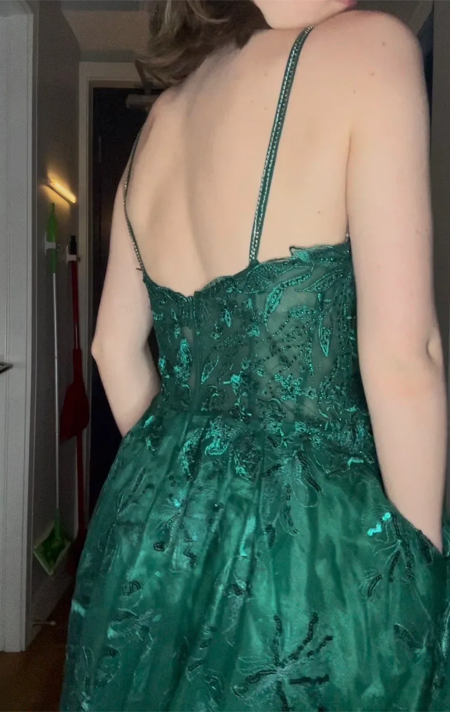 Green Prom Dress by Ellie Wilde image indicator(5)