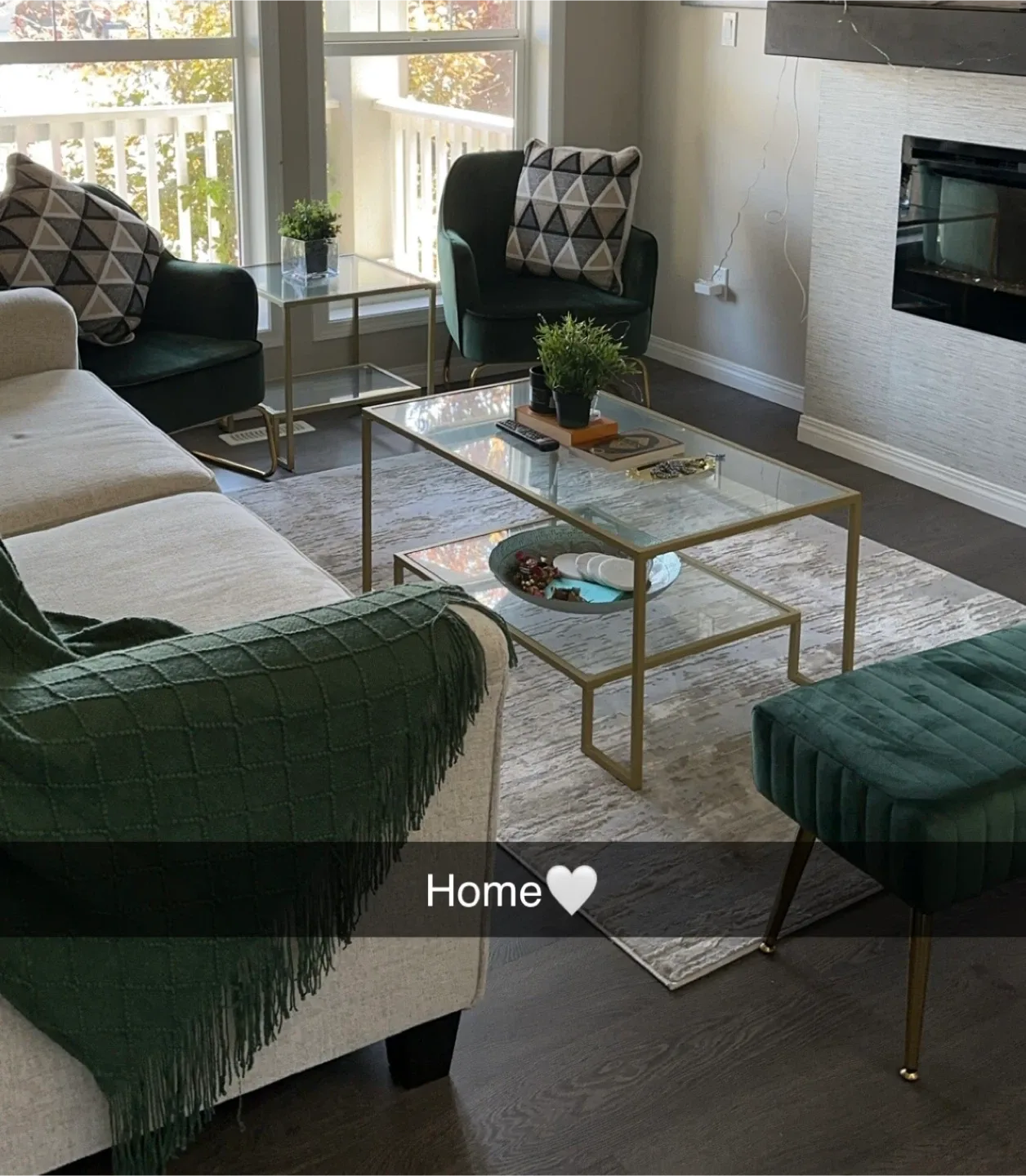 Glass and Gold Coffee Table image indicator(5)