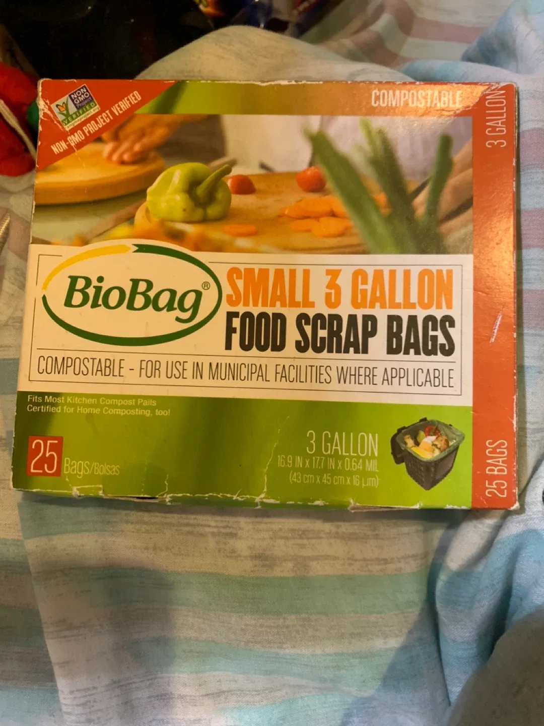 BioBag Small 3 Gallon Food Scrap Bags - 25 Bags