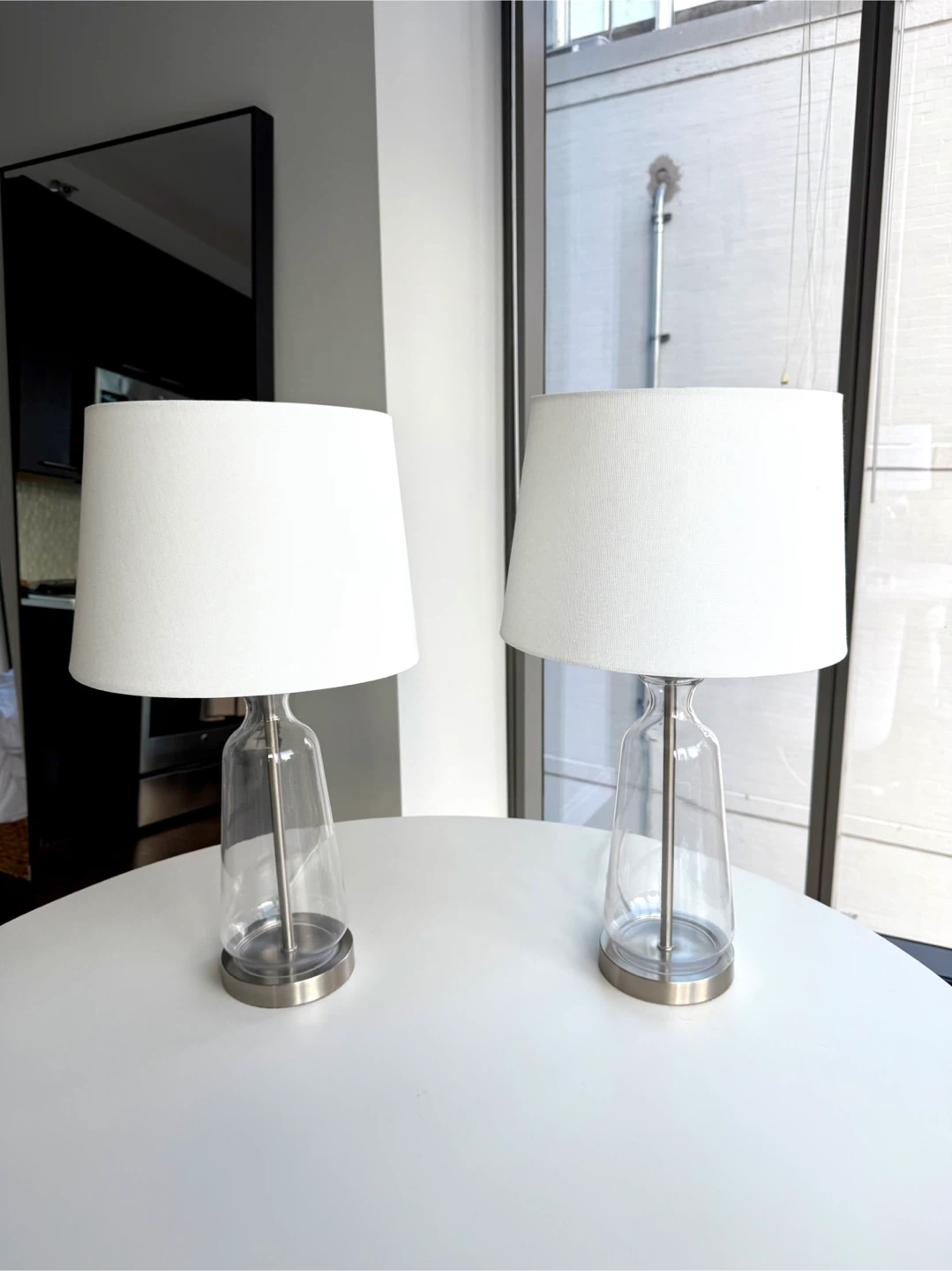 Table Lamps with White Shade