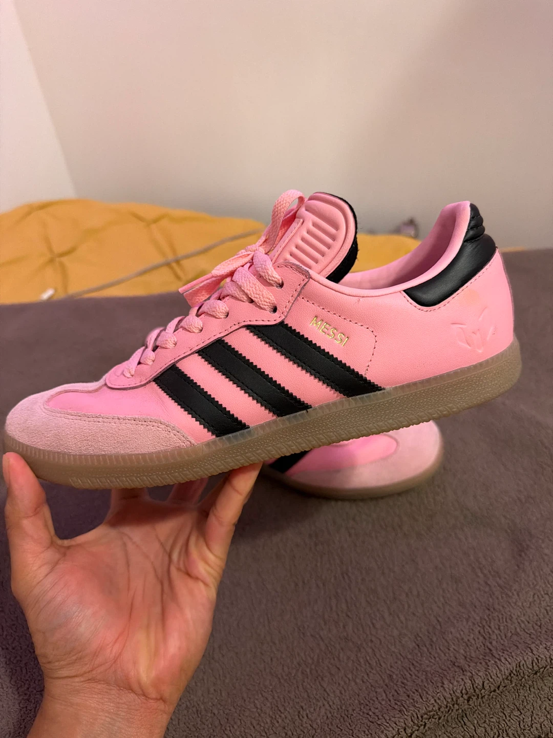 Adidas Samba Messi Pink Sneakers - photo 2