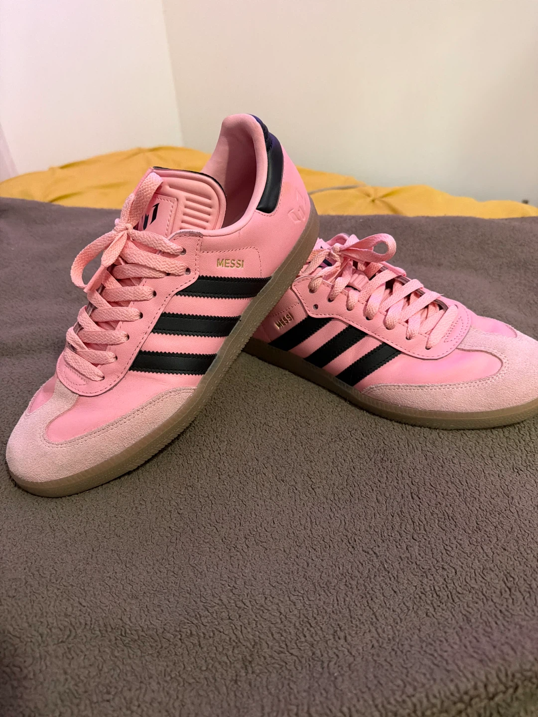 Adidas Samba Messi Pink Sneakers