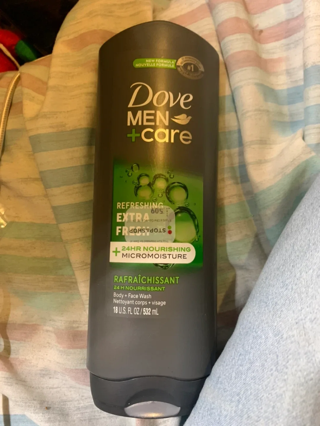 Dove Men+Care Body + Face Wash 18 fl oz