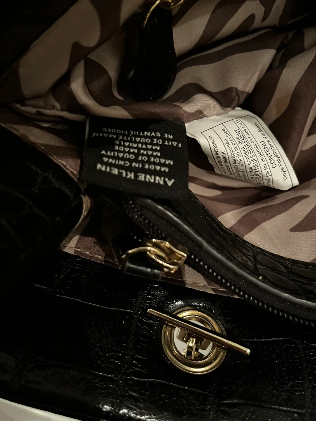 Anne Klein Black Tote image indicator(6)
