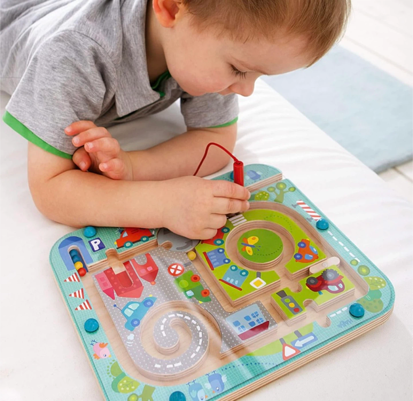 New HABA Town Maze Magnetic Puzzle Game - photo 2
