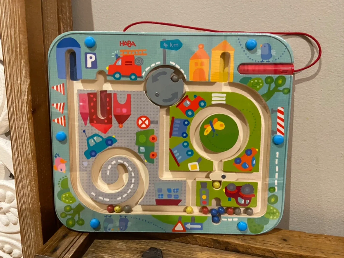New HABA Town Maze Magnetic Puzzle Game image indicator(3)
