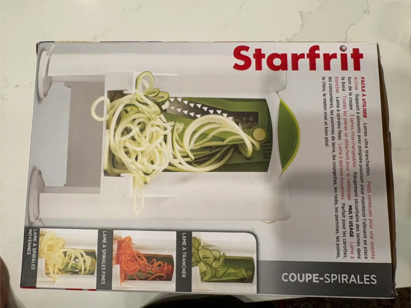 Starfrit Spiral Slicer - Coupe-Spirales image indicator(2)