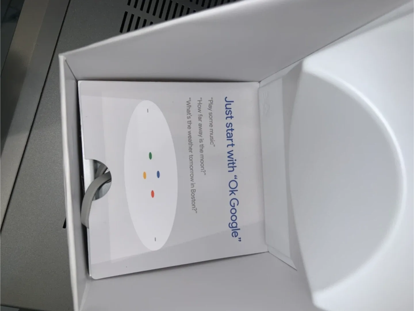 Google Home Smart Speaker - Like New! image indicator(2)