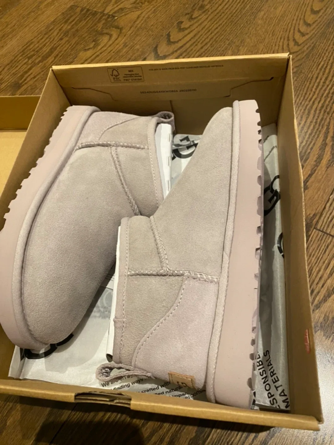 UGG Women's Mini Boot(Grey) - Size 6 image indicator(2)