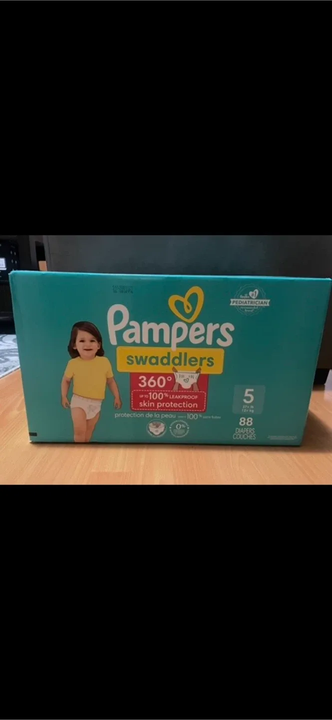 Pampers Swaddlers Size 5 - 88 Diapers