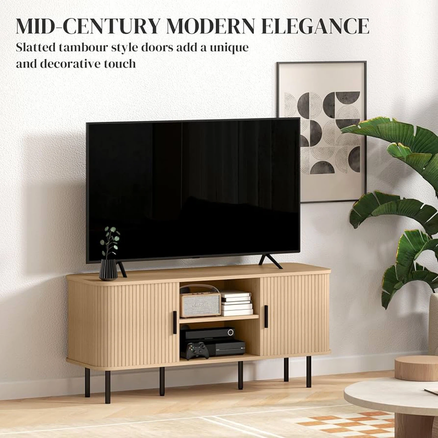 Mid-Century Modern TV Stand - New in Box! - photo 5