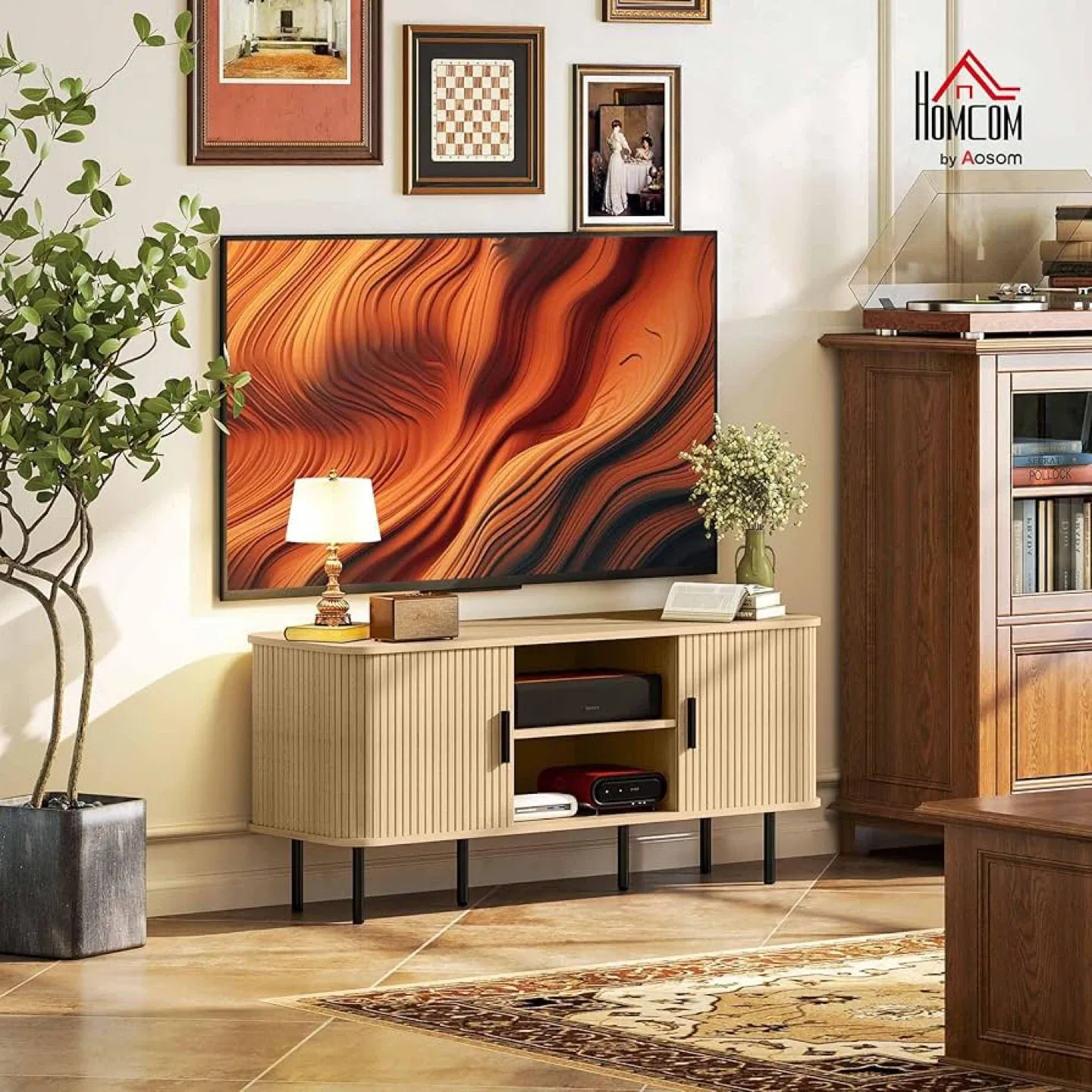 Mid-Century Modern TV Stand - New in Box! image indicator(2)