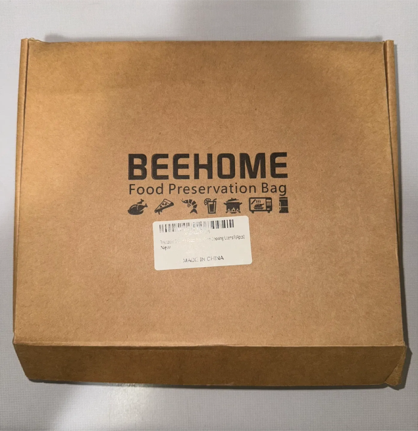 Beehome Silicone Reusable Food Preservation Bags~Qty. 4 image indicator(3)