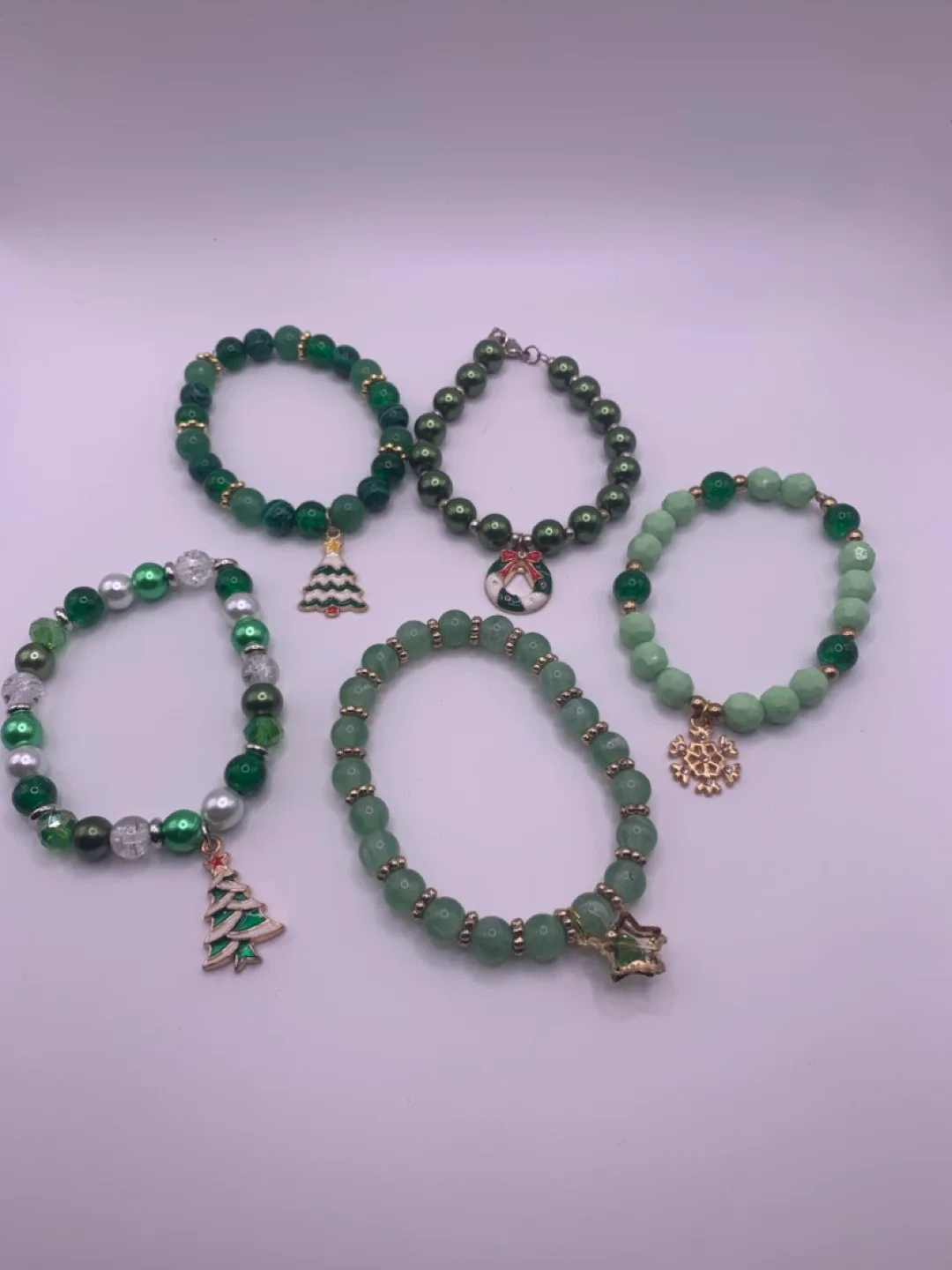 Handmade Christmas Themed Beaded Necklaces image indicator(10)