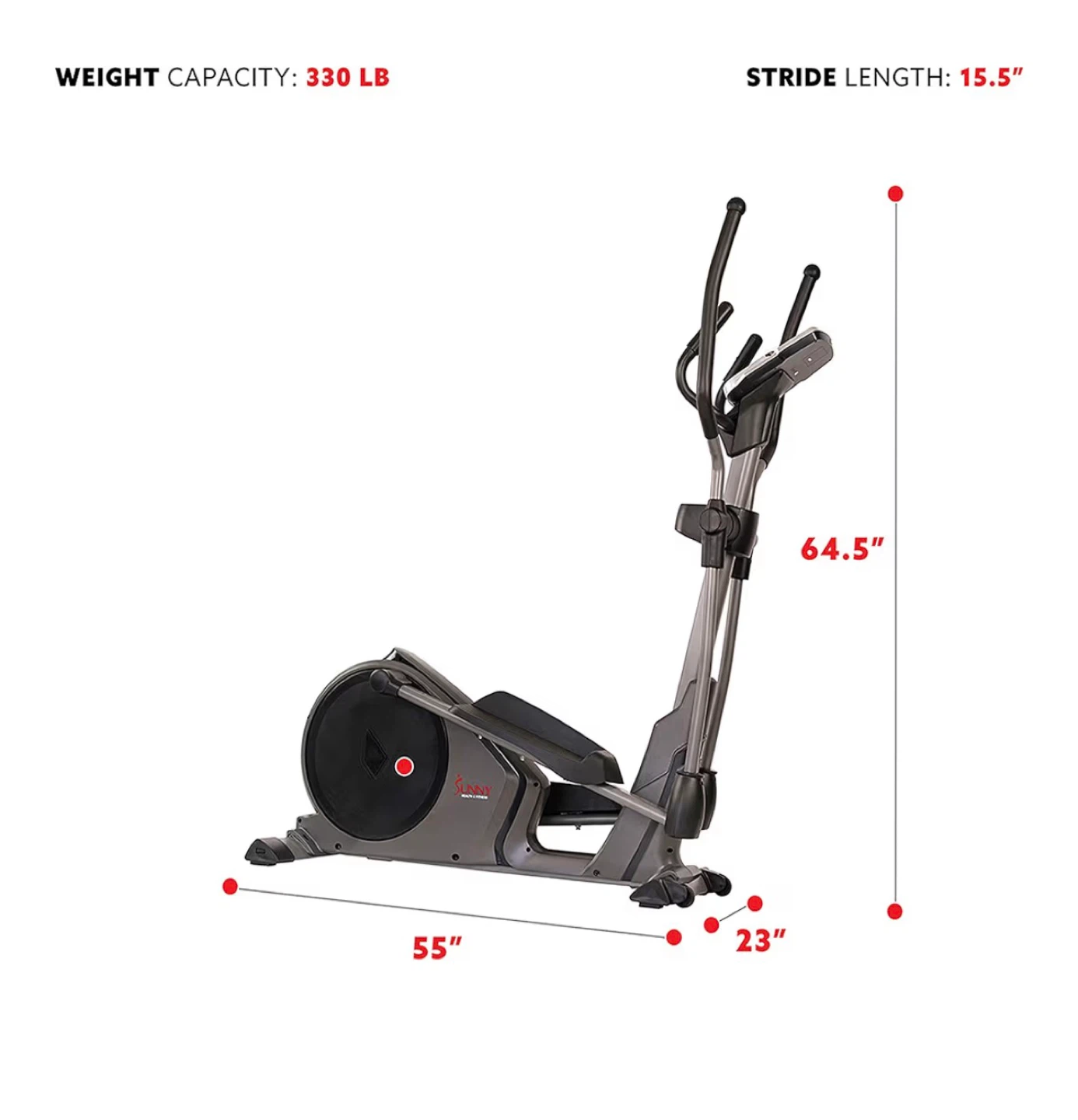 Elliptical Exercise Machine - Sunny Health & Fitness - photo 3