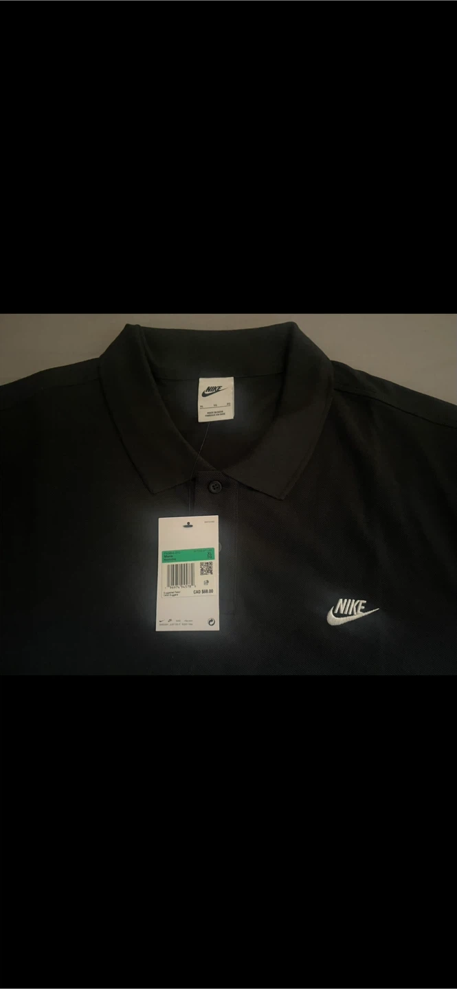 Nike Black Polo Shirt - Size XL - photo 2