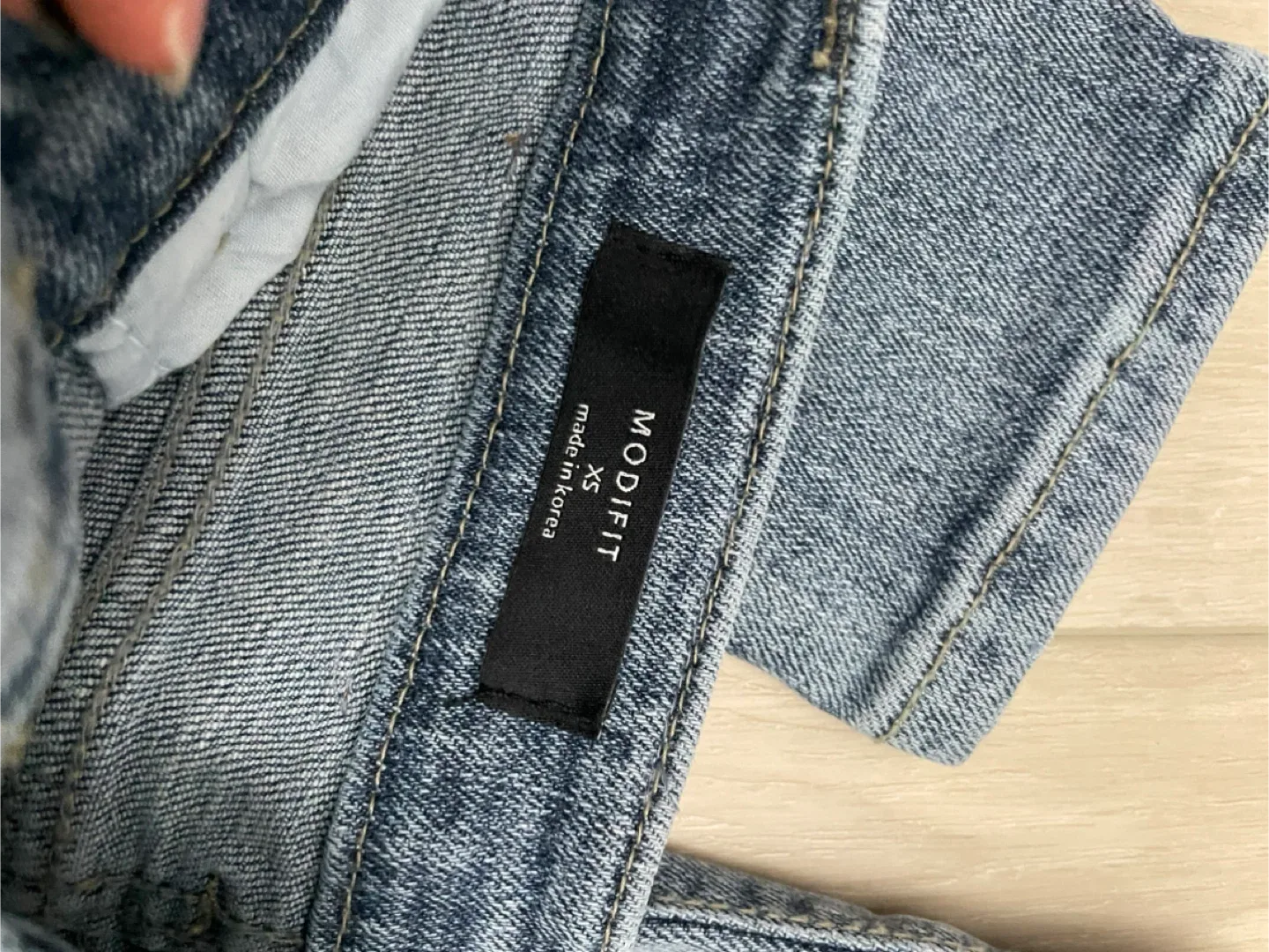 Korean brand Modifit Jeans - Size XS last offer image indicator(3)