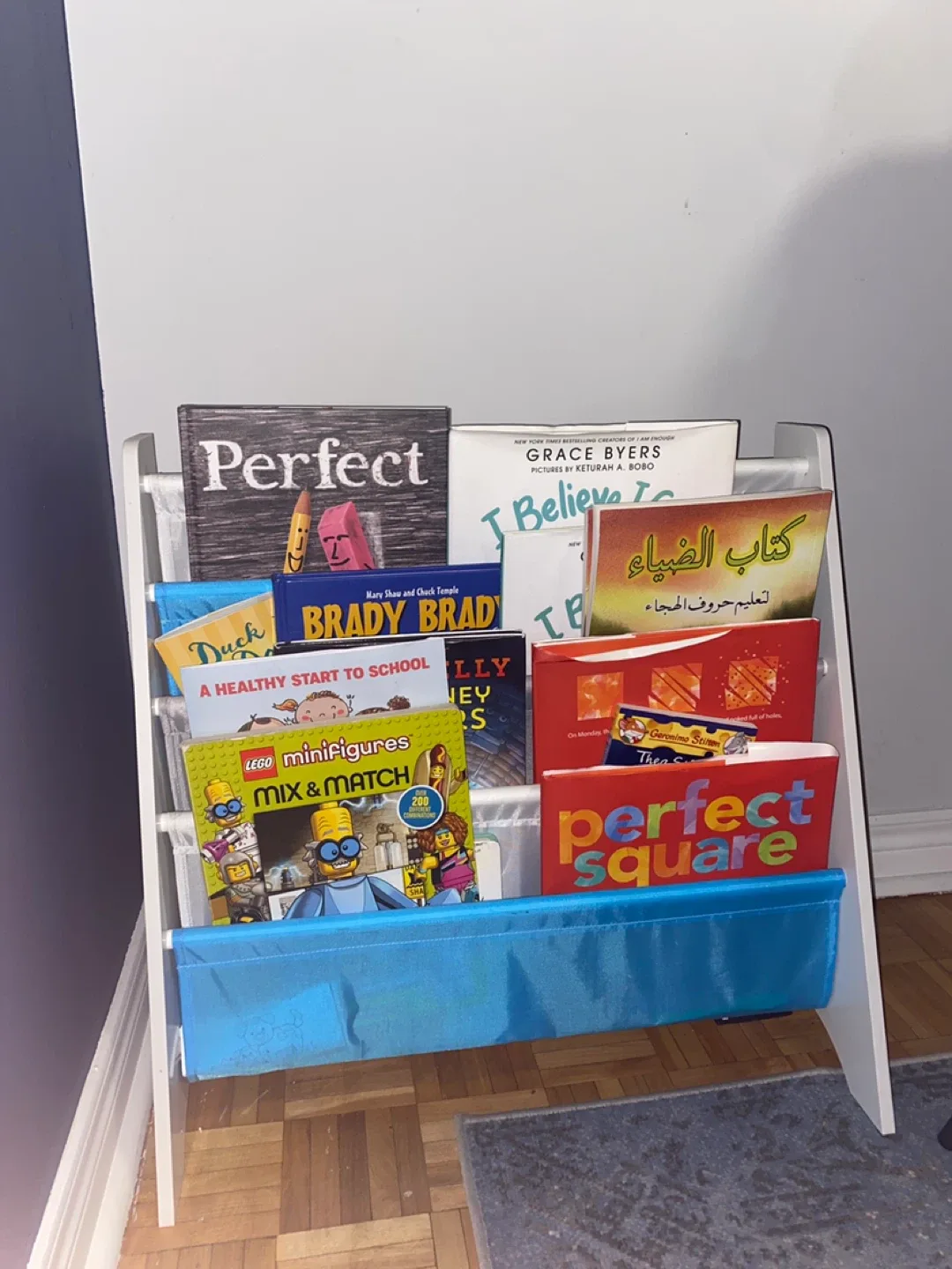 Kids White Bookcase with Books image indicator(3)