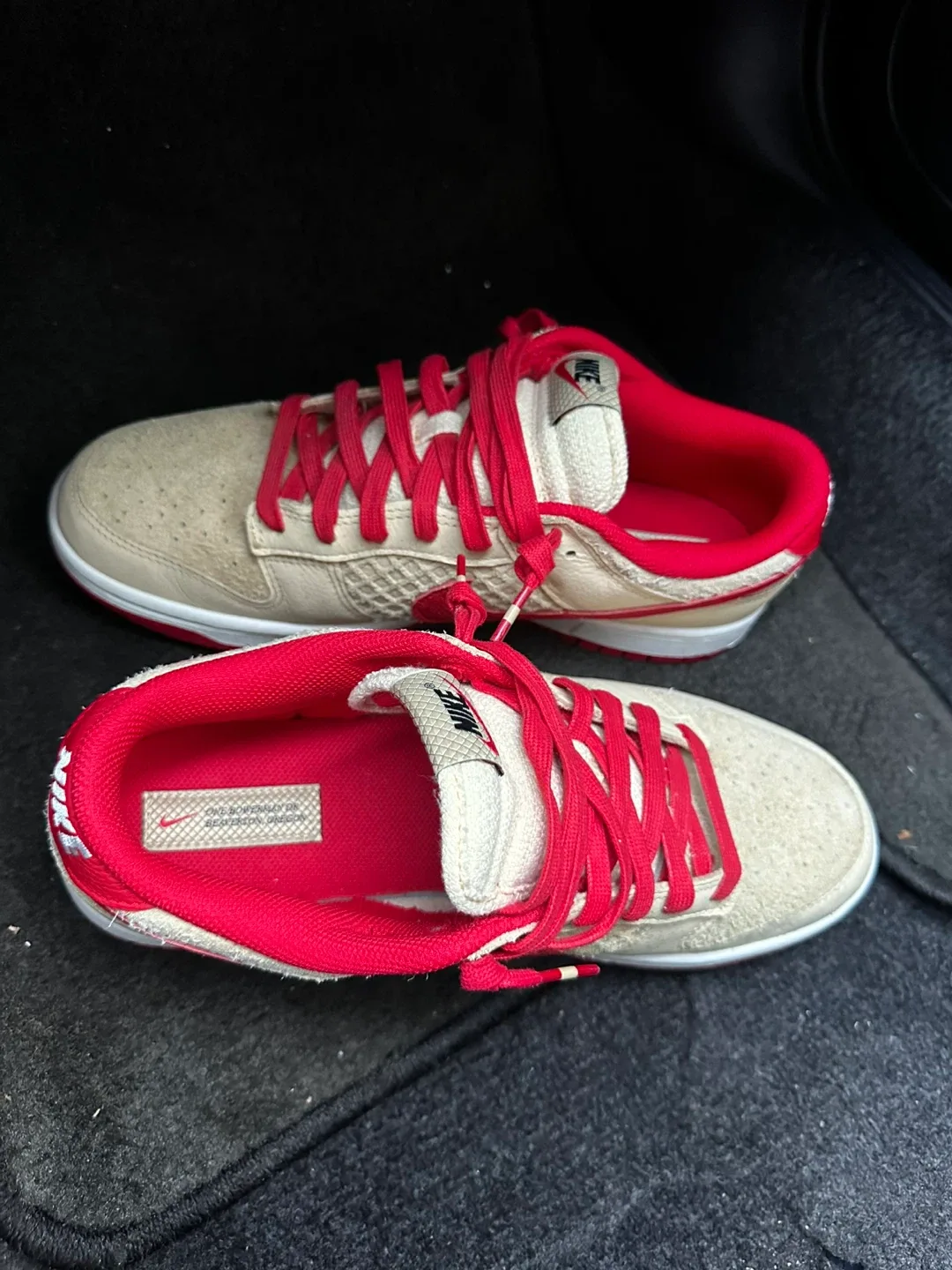 Nike Dunk STRAWBERRY WAFFLE low shoes-10 US image indicator(3)