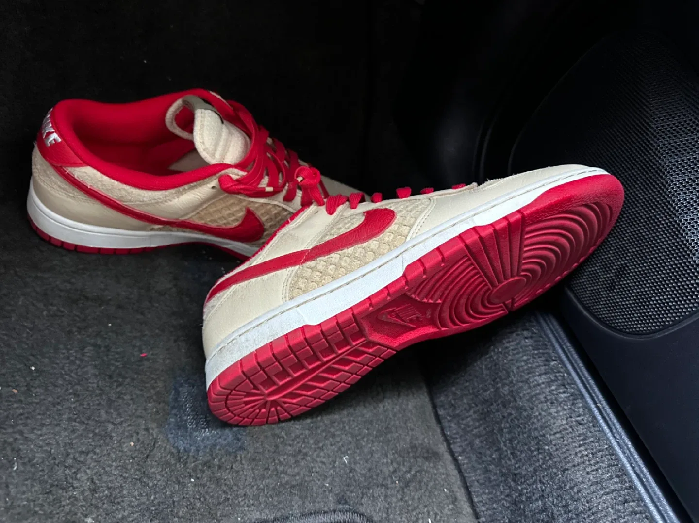 Nike Dunk STRAWBERRY WAFFLE low shoes-10 US image indicator(4)