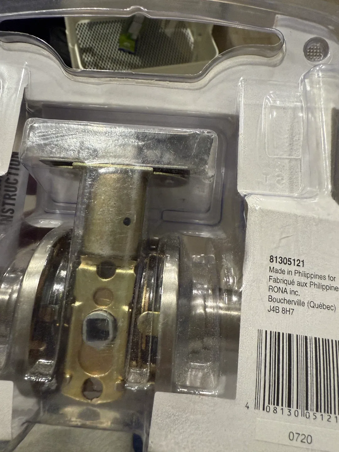 New Facto Hallway/Closet Door Handle - Satin Nickel image indicator(3)