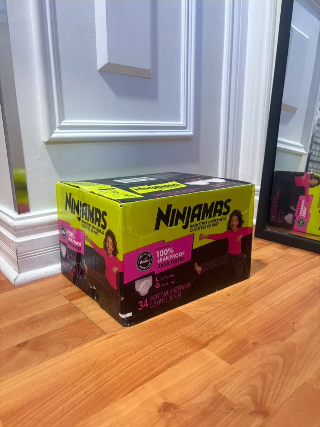 Ninjamas Nighttime Underwear - Size L (66-95 lbs)