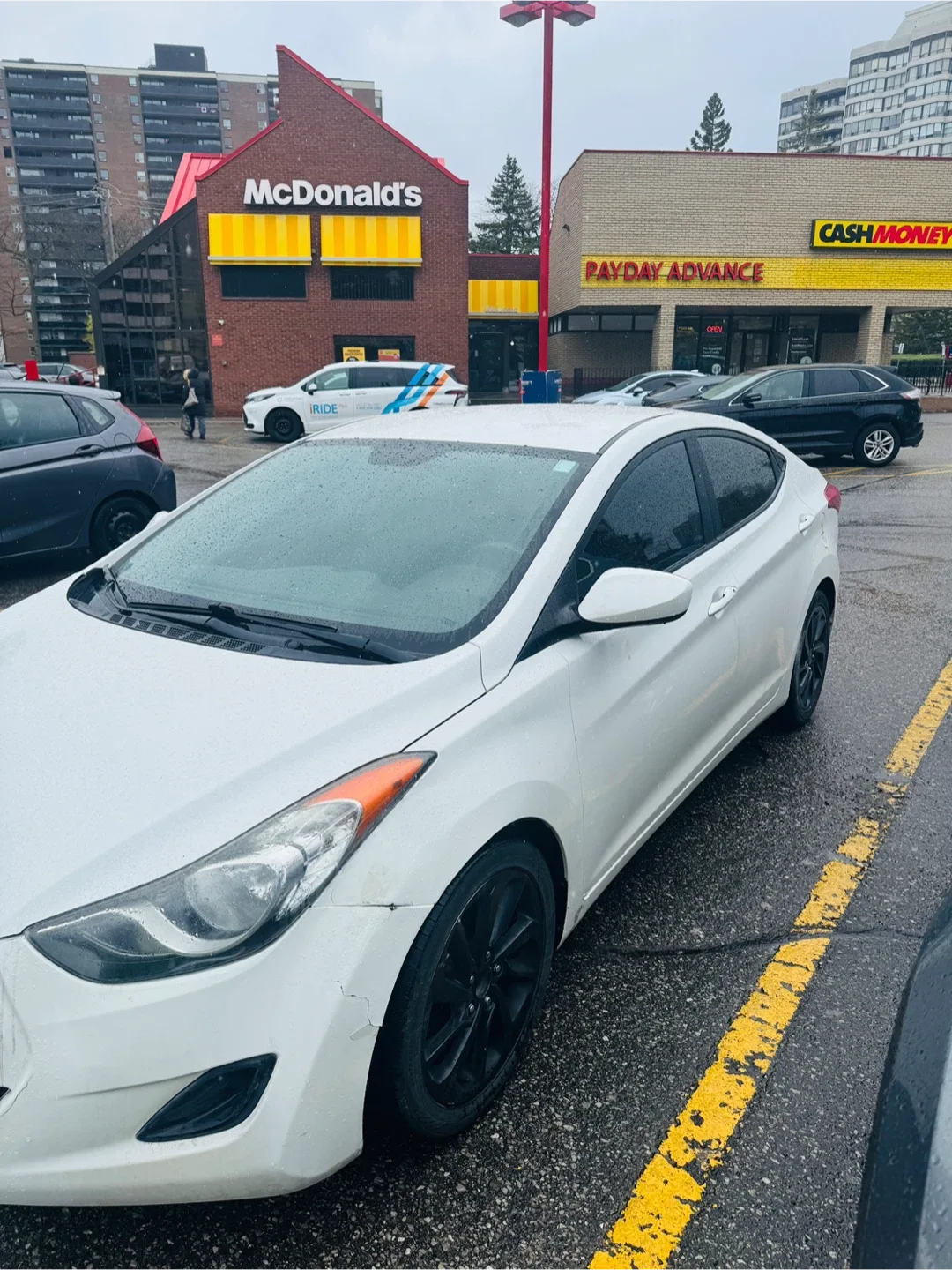 White Hyundai Elantra image indicator(4)