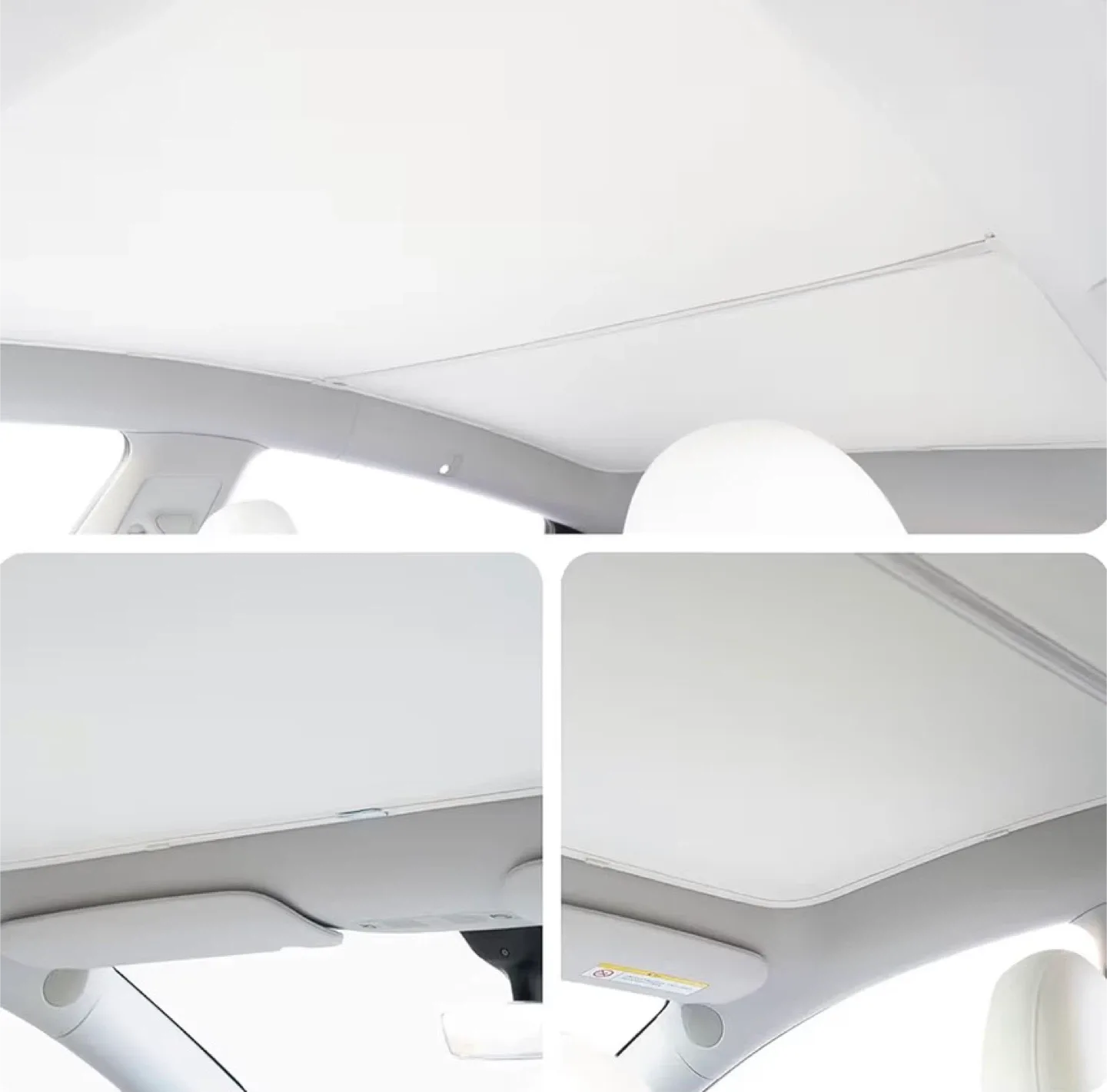 2020-2025 Tesla Model Y Glass Roof Sunshade image indicator(9)