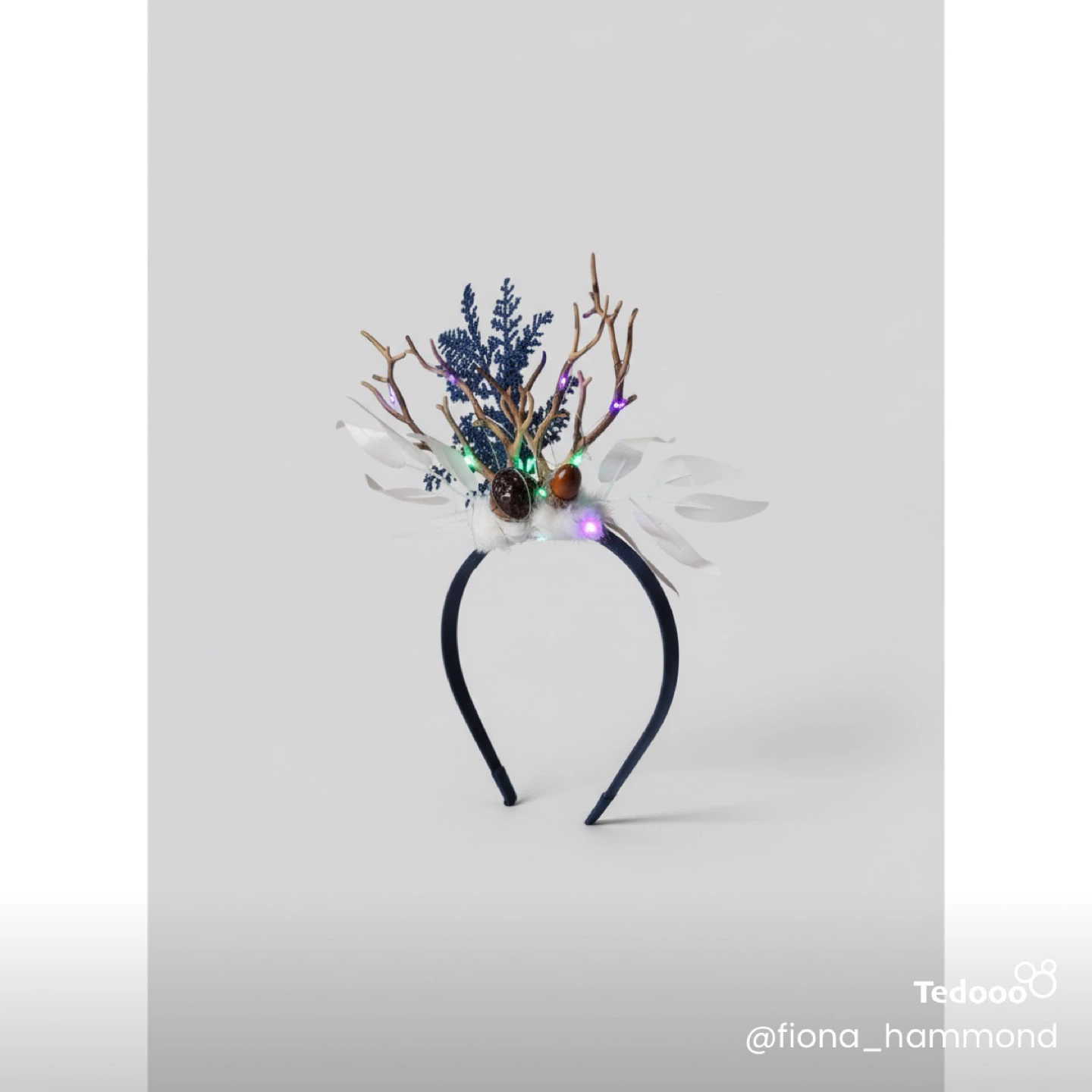 Festive Reindeer Antler Headband