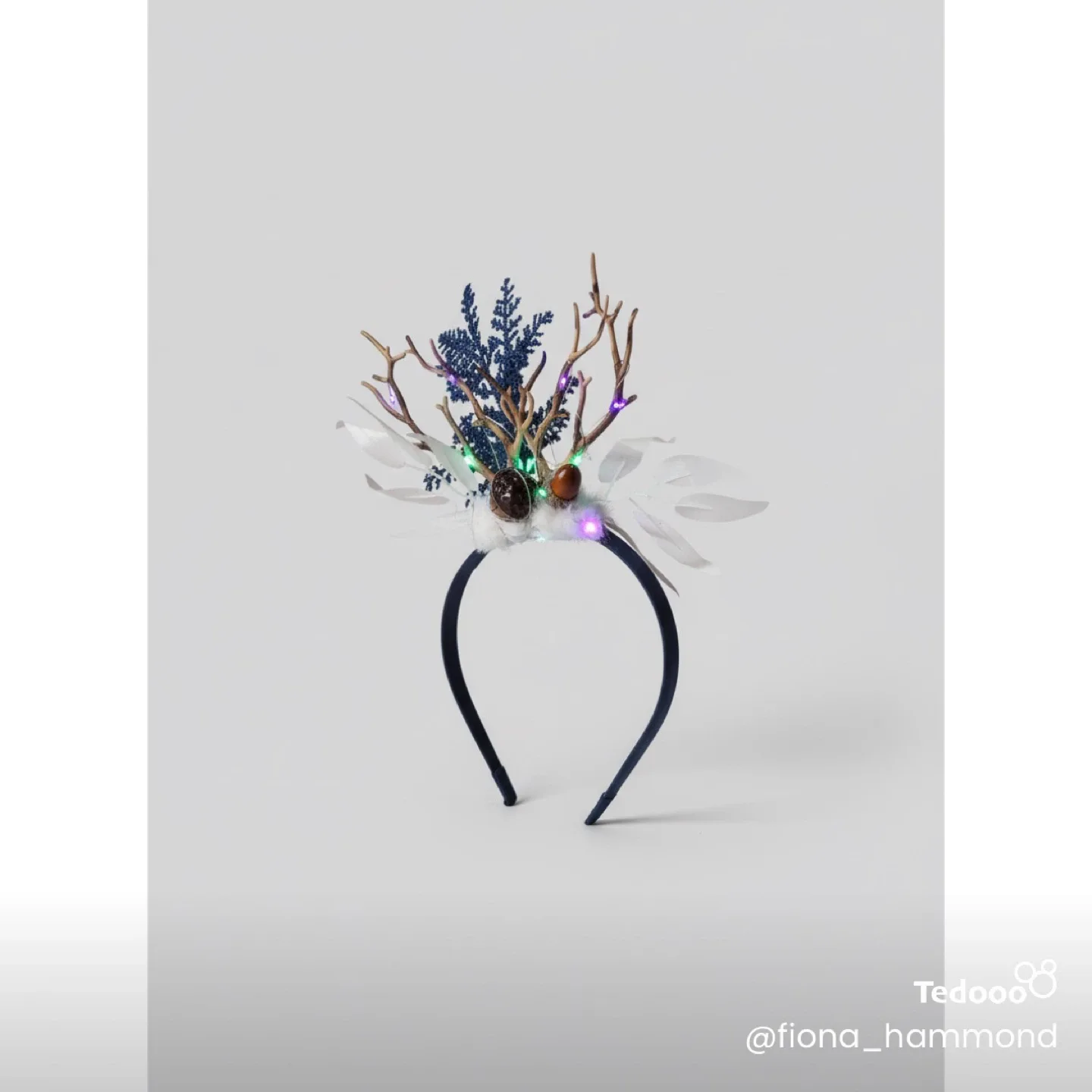 Festive Reindeer Antler Headband