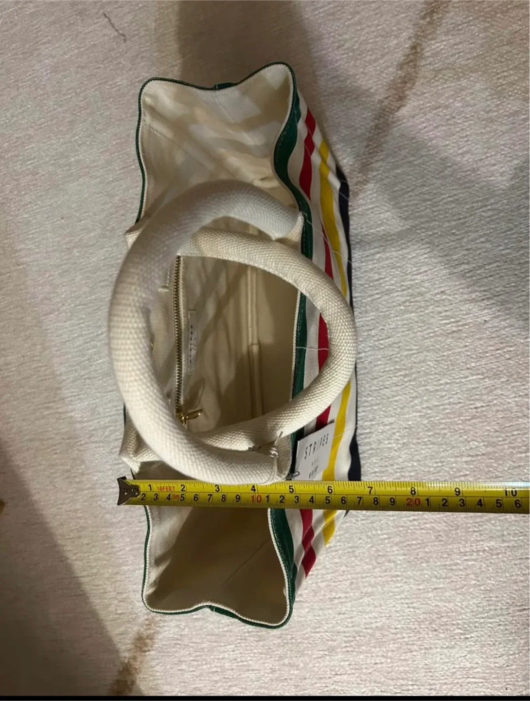 Stripes B.C. Hudson's Bay Style Tote Bag image indicator(5)