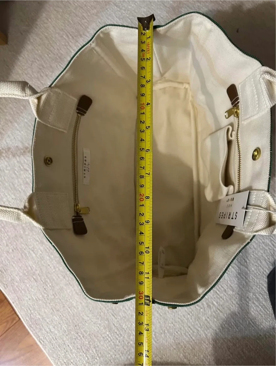 Stripes B.C. Hudson's Bay Style Tote Bag image indicator(3)