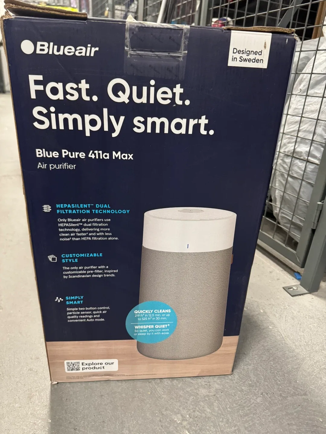 Blueair Blue Pure 411a Max Air Purifier - New in Box! image indicator(2)