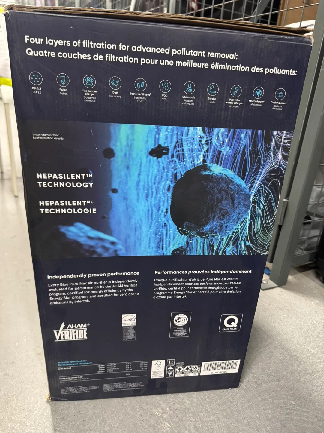 Blueair Blue Pure 411a Max Air Purifier - New in Box! thumbnail