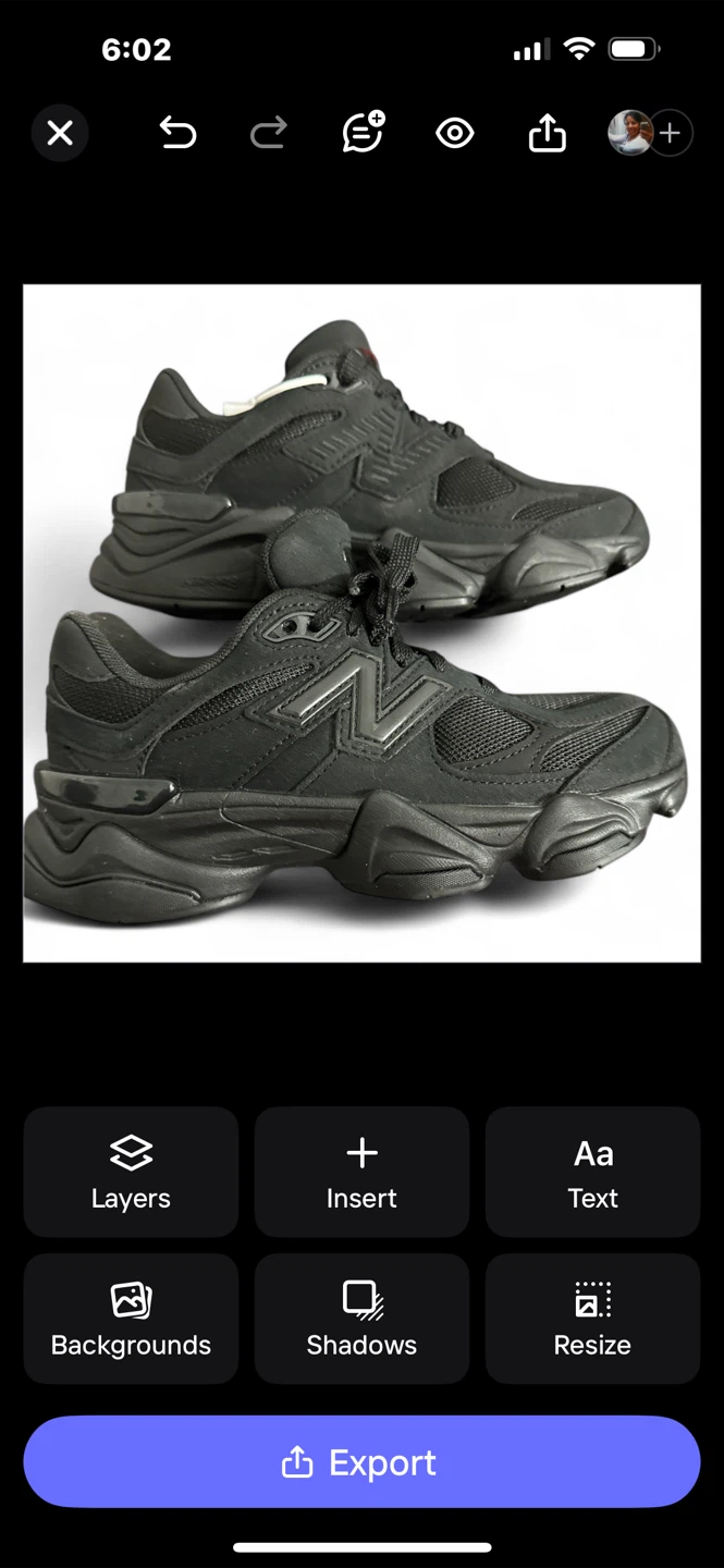 New Balance 9060 Black Kids Size 3.5 - photo 3