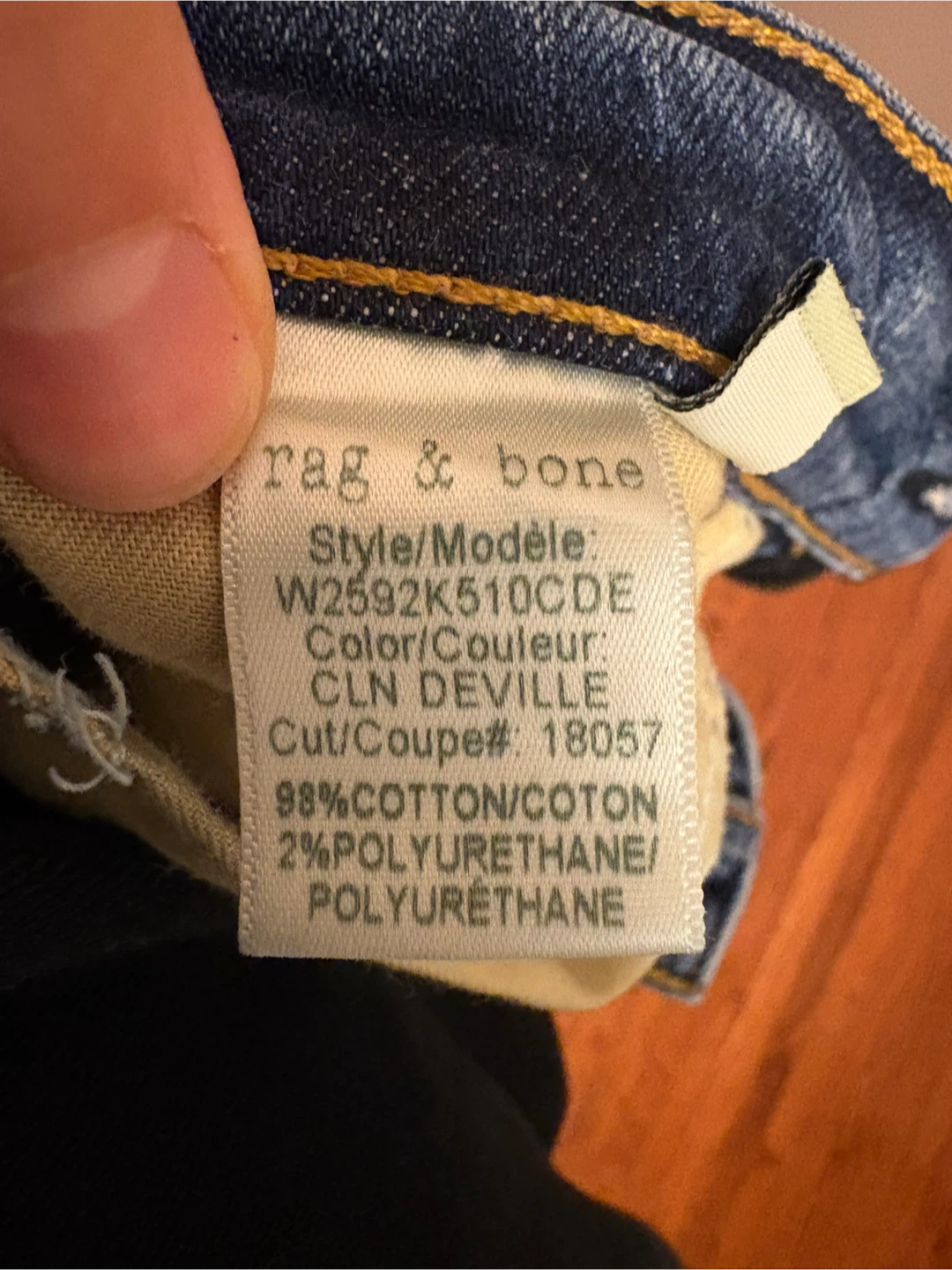 Rag & Bone CLN DEVILLE Jeans - Size 27 - photo 4