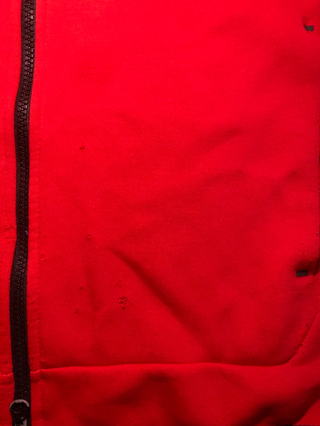 Nike Tech Fleece Hoodie - Red, Size Small - photo 3