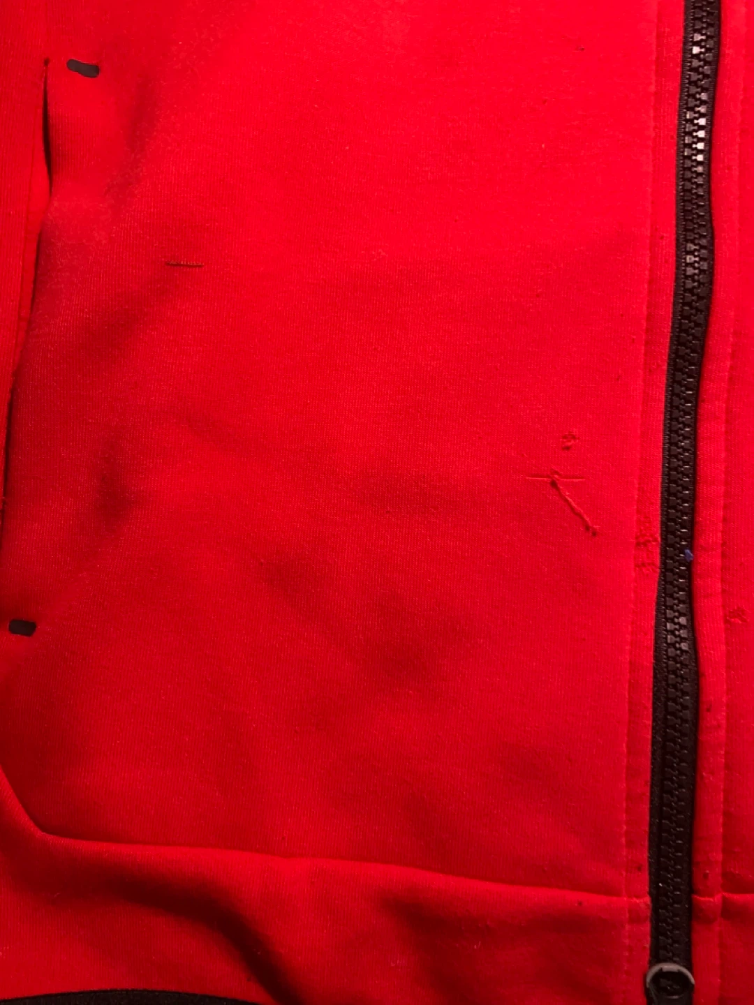 Nike Tech Fleece Hoodie - Red, Size Small - photo 2
