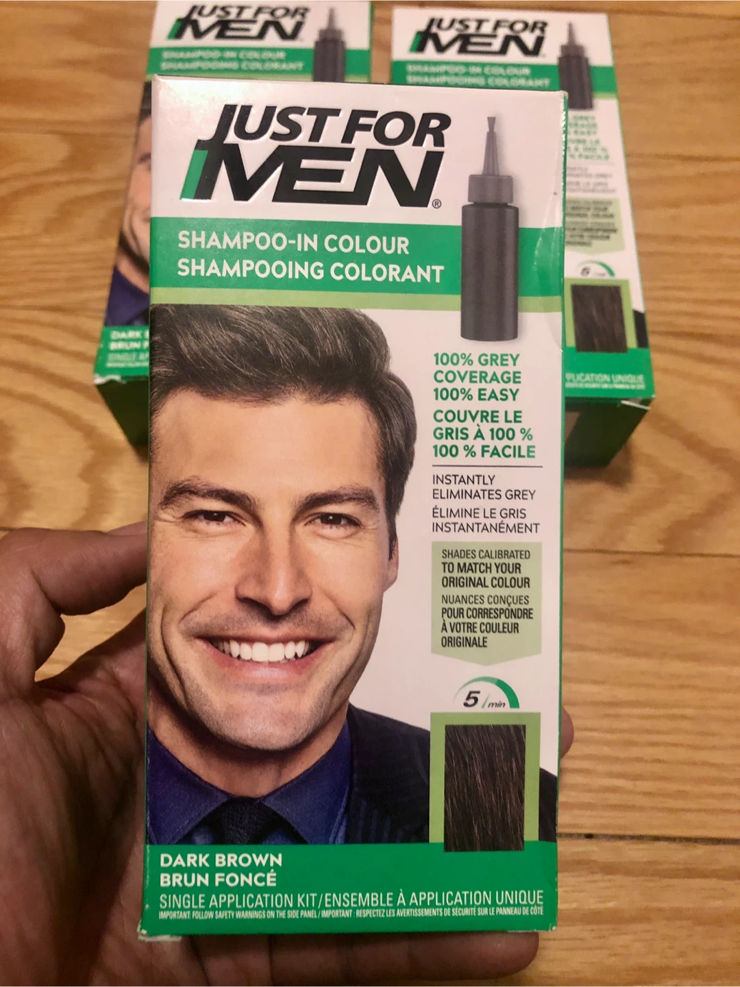 Just For Men Shampoo-In Colour - Dark Brown - photo 2