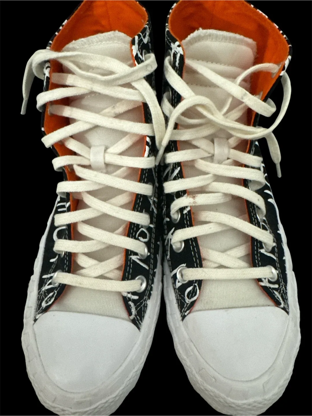 Converse High Top Sneakers - Black/White thumbnail