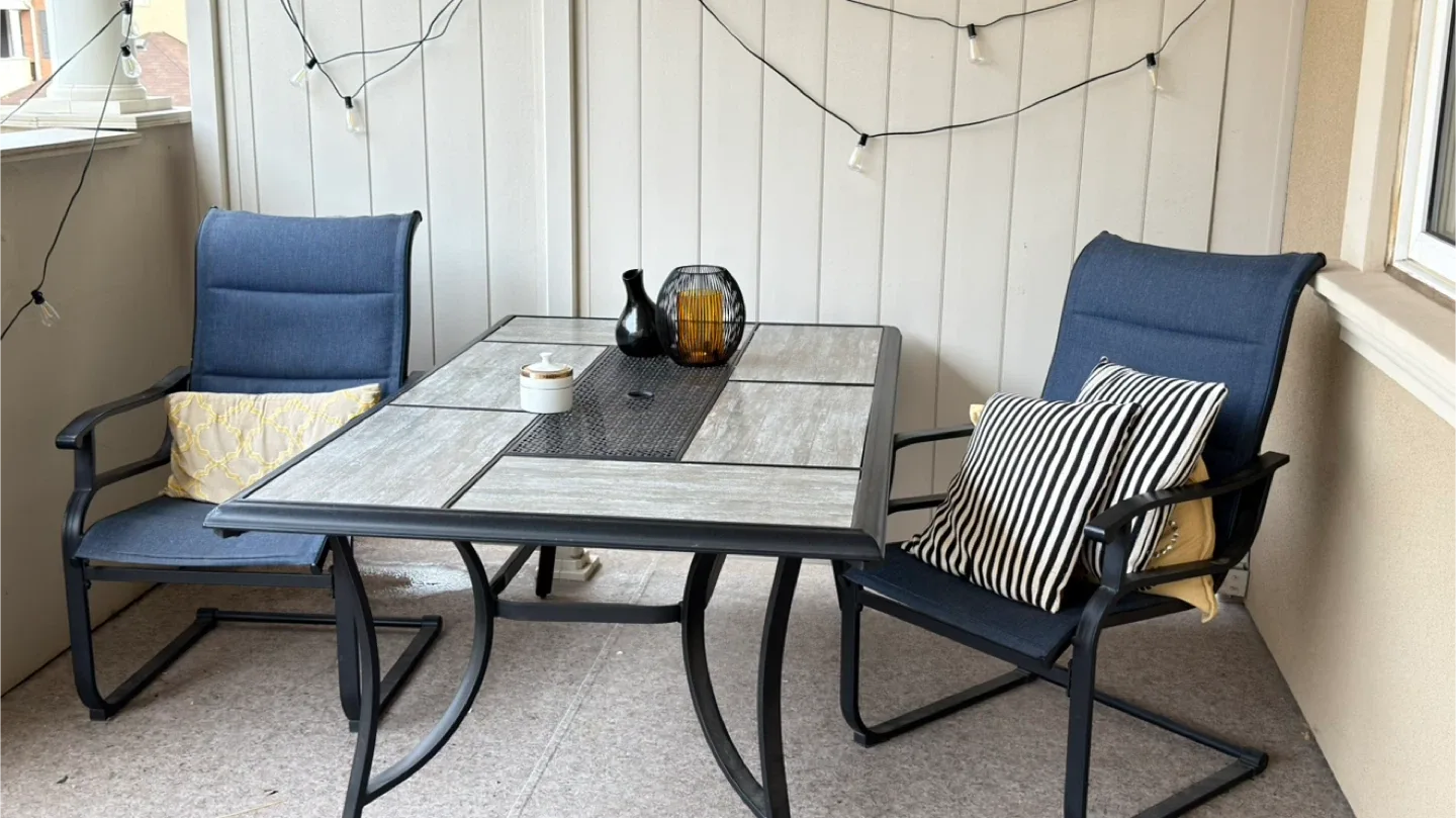 Patio Table and Chairs 6 Set image indicator(2)