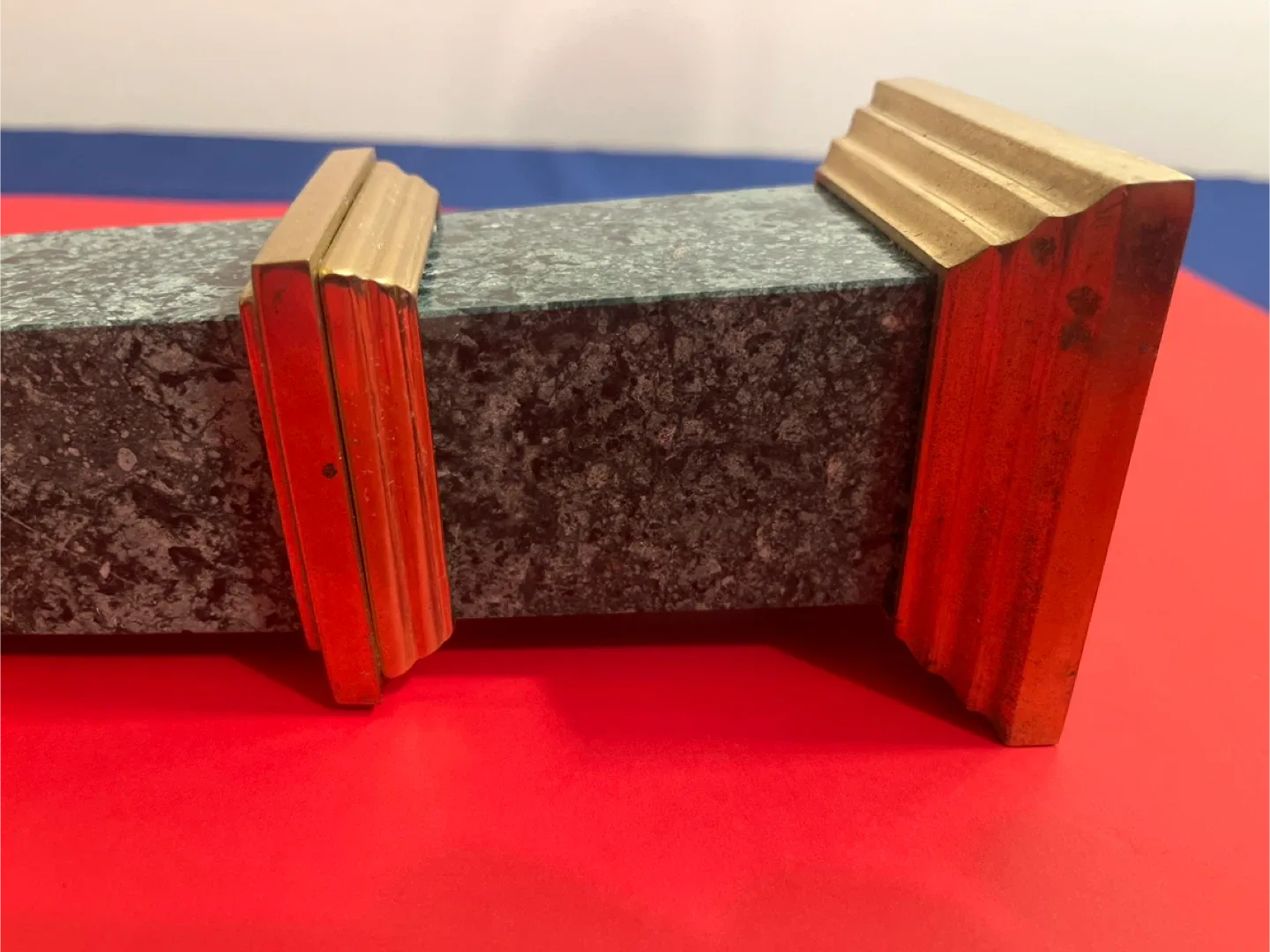 Vintage Marble Obelisk with Gold Trim image indicator(5)