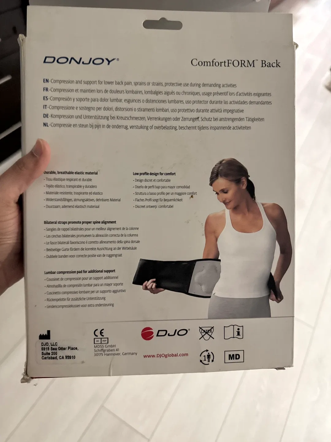 Donjoy ComfortFORM Back Support image indicator(2)