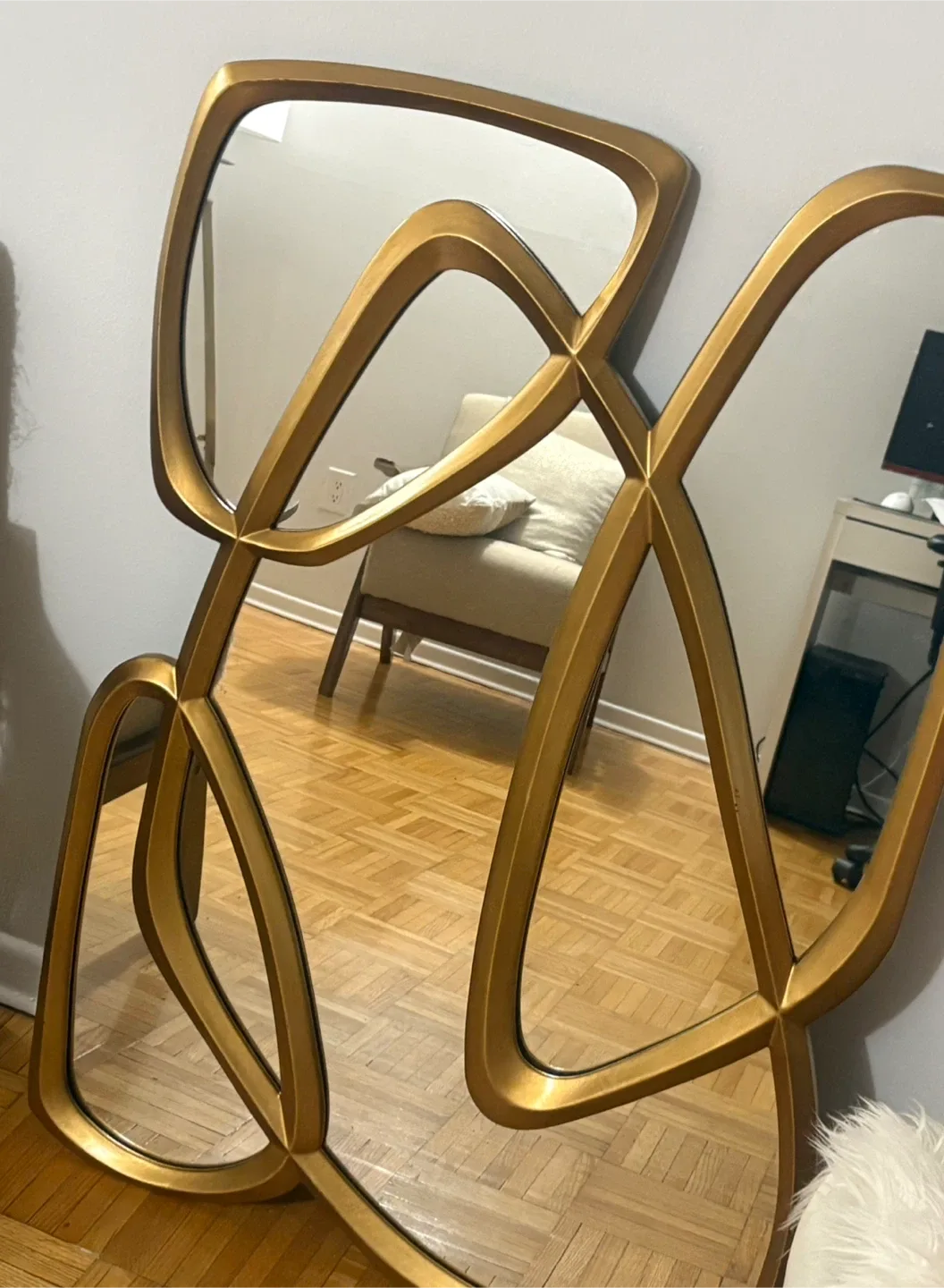 Antique Gold Accent Mirror