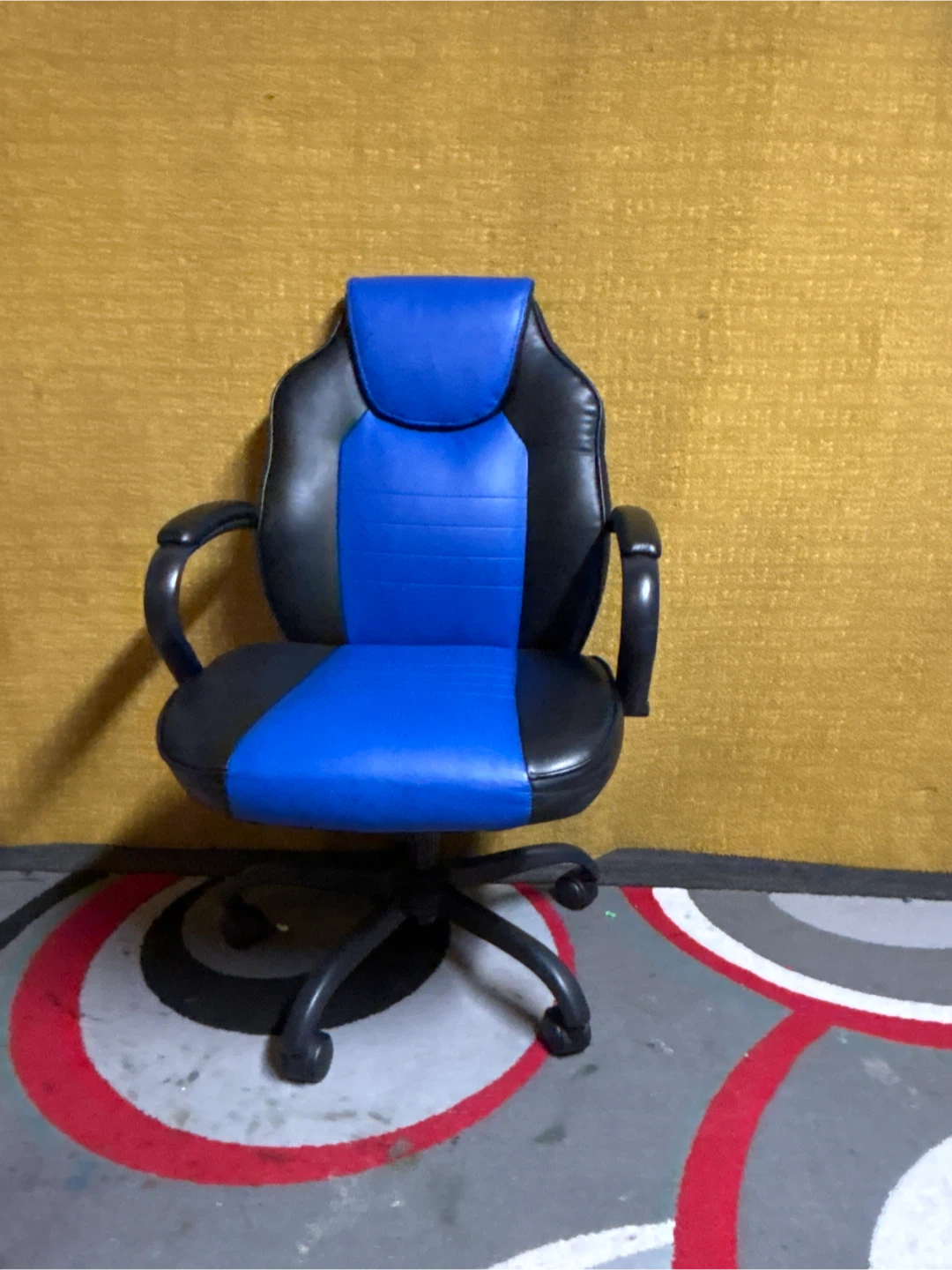 Blue and Black Gaming Chair