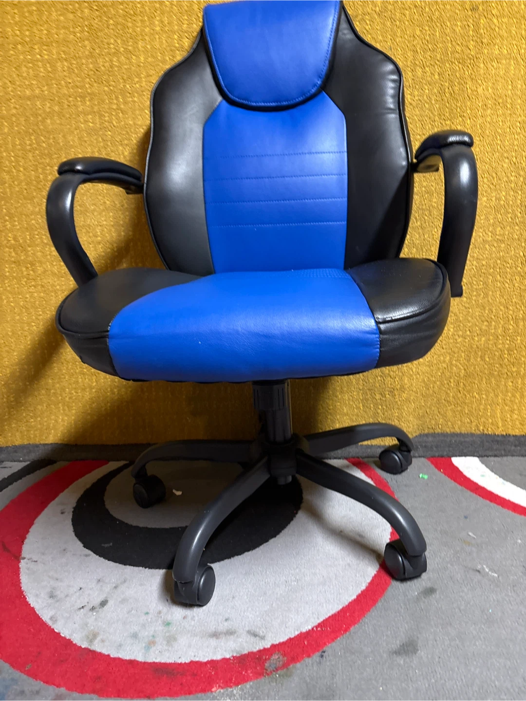 Blue and Black Gaming Chair - photo 4