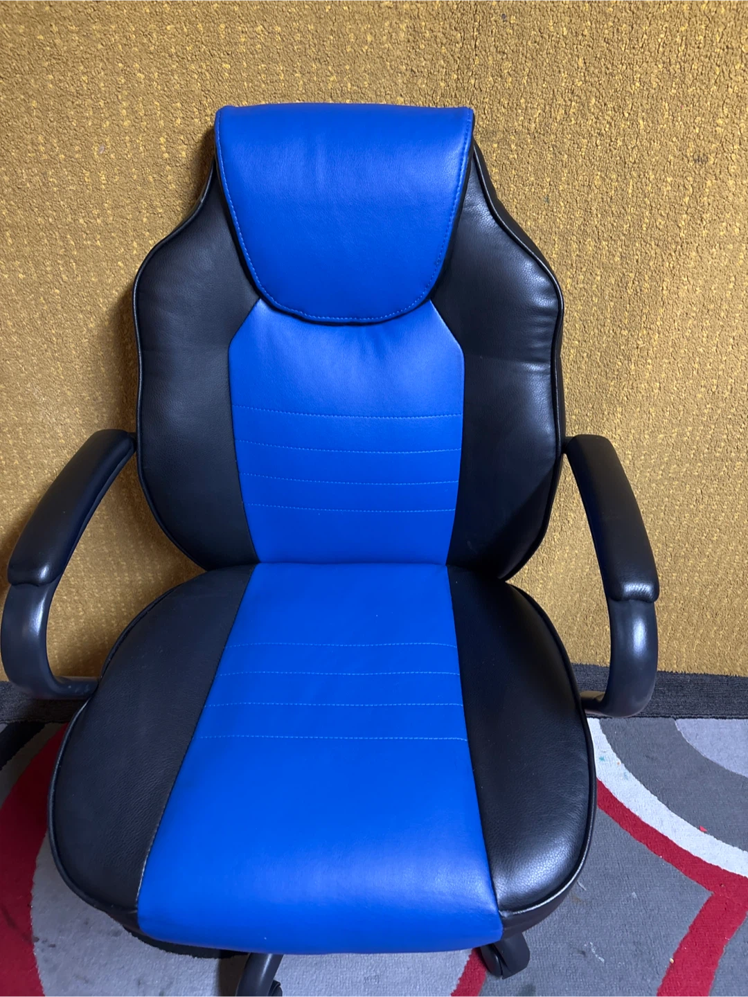 Blue and Black Gaming Chair - photo 3